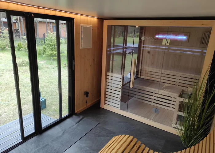 Domki Letniskowe Lesne Spa Borsk Nad Jeziorem Wdzydzkim Basen Sauna Balia